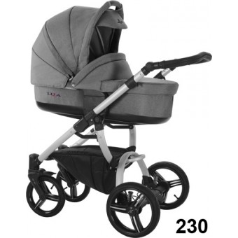 Универсальная детская коляска BEBETTO LUCA 2 в 1 тёмно-серый