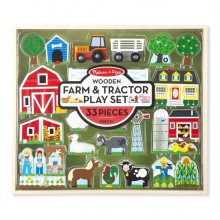 Деревянный набор Ферма и трактор