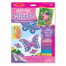 Набор для творчества с наклейками Цветы и бабочки