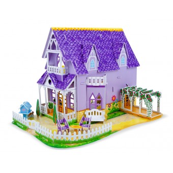3D пазлы Фиолетовый домик