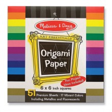Цветная бумага для оригами, 15,3х15,3 см MD14129