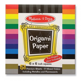 Цветная бумага для оригами 153х153 см MD14129