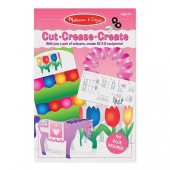Набор для творчества Создай бумажные фигурки (Cut Crease Create - Pink ) Melissa&Doug MD4231
