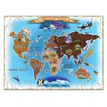 Пазл Карта мира 500 элементов MD3171