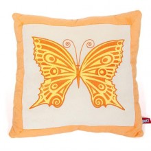 Подушка Бабочка оранжевая