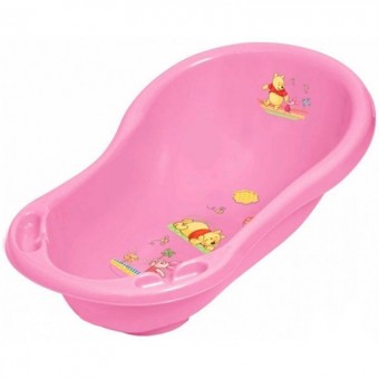 Детская ванна 84см со сливом - Дисней - розовая 816P