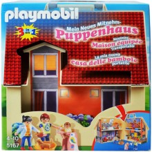 Домик для кукол Playmobil с огромным количеством мебели и 
