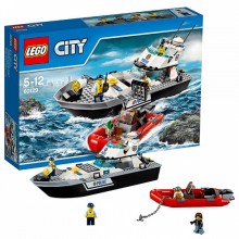 Lego City Полицейский патрульный катер 60129