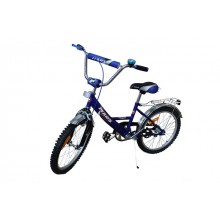 Велосипед Марс 16 ручной тормоз + эксцентрик (синий/чёрный