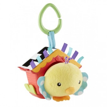 Мягкая игрушка-подвеска Птенец в скворечнике Fisher-Price