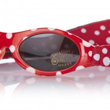 Солнцезащитные очки Adventure Baby Banz - Красные в белый 