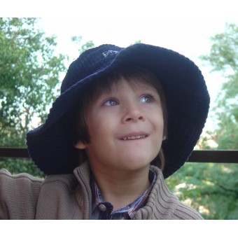 Вельветовая шляпа Kidz Banz (2-5 лет) синяя