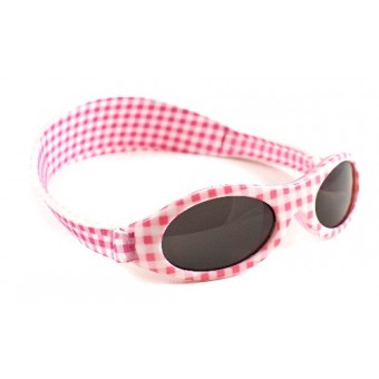 Солнцезащитные очки Adventure Baby Banz - Розовые в клеточку