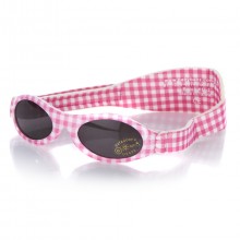 Солнцезащитные очки Adventure Kidz Banz - Розовые в клеточ