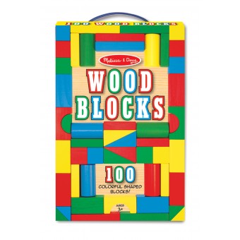 100 деревянных кубиков
