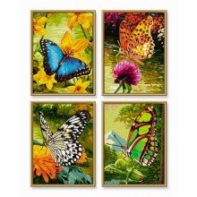 9340628 Художній творчий набір Барвисті метелики, 4 карт