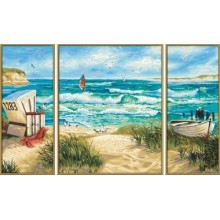 9260595 Художній творчий набір-триптих Море