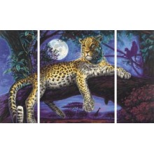 9260607 Художній творчий набір-триптих Леопард