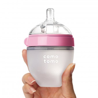 Антиколиковая бутылочка Como tomo 150 мл (Pink)