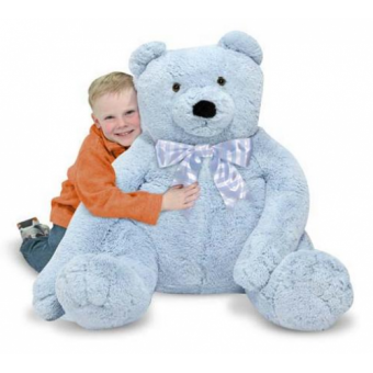 MD3983 Jumbo Blue Teddy Bear - Plush (Большой плюшевый мишка голубой 76см х. 69см)